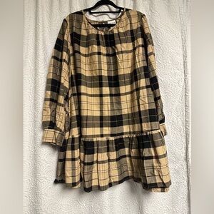 Ava & Viv Plaid Babydoll dress